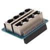 GPIO Breakout Board Professional 8 RJ45 Ports 40 Pin Power