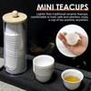 LCJAOF 48pcs Chinese Mini Teacups Set - Traditional Kungfu Tea