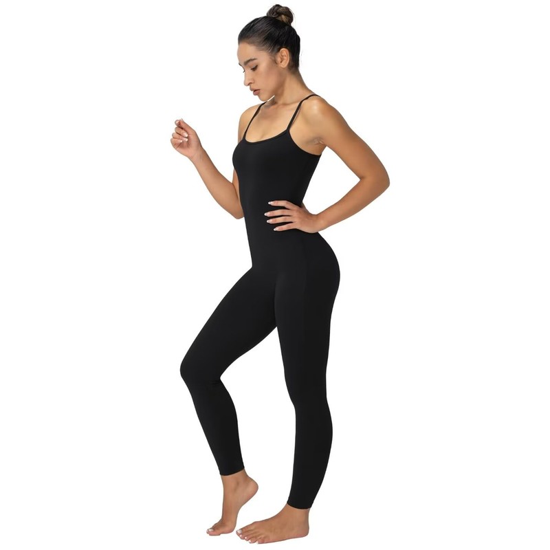 Sunzel - Overol para mujer, jumpsuit mujer, cuello redondo, control