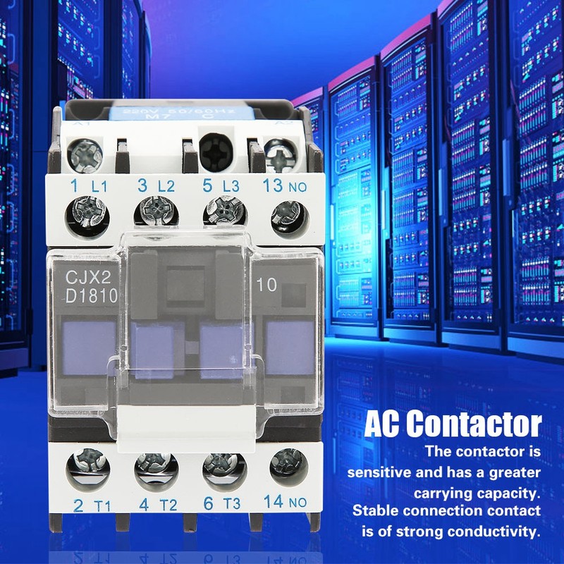CJX2-1810 High Sensitivity Industrial Electric AC Contactor 18A