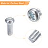 sourcing map #2-56x1/4" Pan Head Phillips Machine Screws, 50pcs Zinc