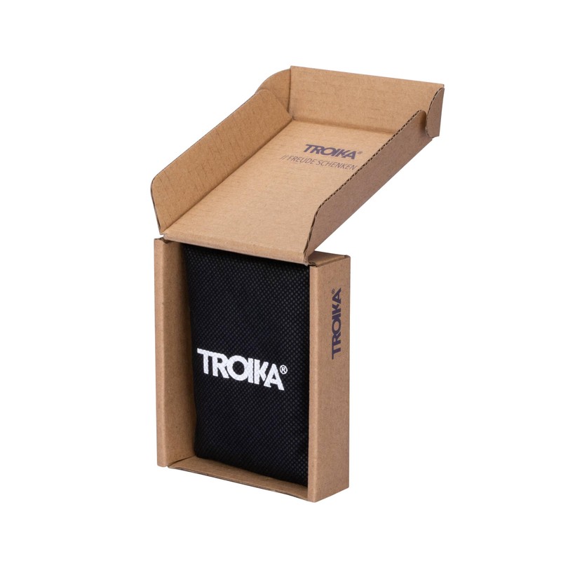 TROIKA CODE24 Keyring - 3 Charms: Airplane, Suitcase and Badge
