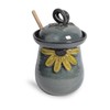 MudWorks Pottery Black Eyed Susan Honey Pot