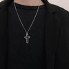 To My Man Necklace Mens Pendant Cross Christian Necklace Gifts