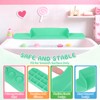 Aqqwxyq Bathtub Splash Guard, Silicone Tub Splash Guard with Hand