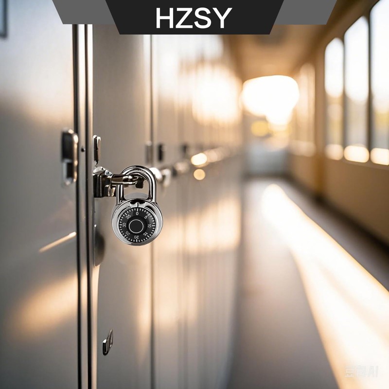 HZSY Combination Padlock 24 Pack, Fixed Dial Combination Padlock with