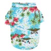 POPETPOP Hawaiian Dog Shirt with Straw Hat : Dog Summer