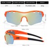 Bevi Polarized Sports Sunglasses for Men Women Baseball Running Cycling