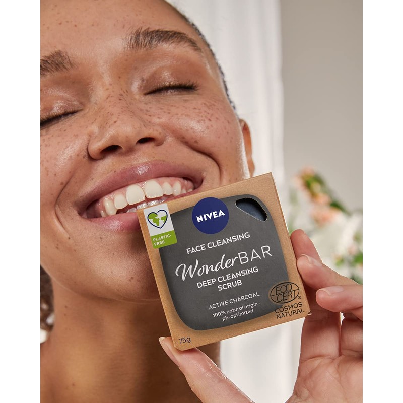 Nivea Naturally Good Limpiador Facial Exfoliante Profundo 75 G