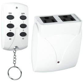 Prime Wire & Cable TNRC23PK 3PK Remote Control Power System with 2 Outlets