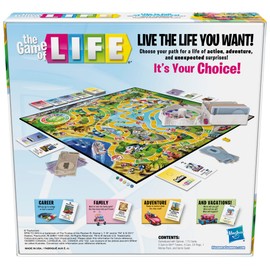 Hasbro Gaming The Game of Life Board Game, Family Games for Kids Ages 8+, Includes 31 Careers, Family Board Games for 2-4 Players, (Amazon Exclusive)