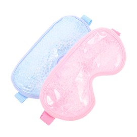 Mikinona 2pcs Hot Eye Mask for Eye Fatigue Reusable Cooling Compress for Dark Circles and Puffiness for Sleeping Spa