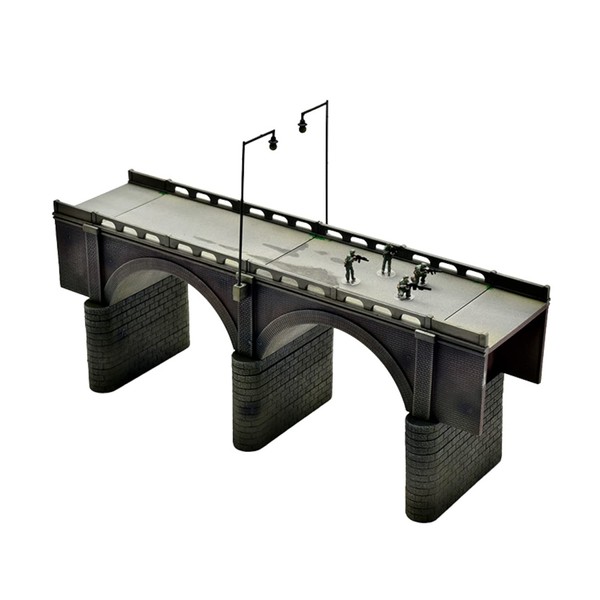 Tomytec 316343 1/144 Diocolle Combat Series DCM13 Ripped Bridge Painted