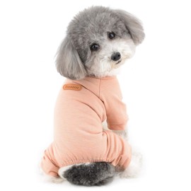 ZUNEA Dog Clothing, Romper, One Piece, For Spring and Summer, Pajamas, Small Dogs, Stylish, Cute, Striped Pattern, Pets, Dog Wear, Loungewear, Sleepwear, Puppies, Cats, Chihuahua, Cute, T-shirt, Hair
