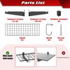 WALMANN 2 Pack Garage Wall Mount Shelves, 45x15 inch Wall