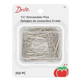 Dritz - 22 alfileres de modista, 350 unidades, níquel