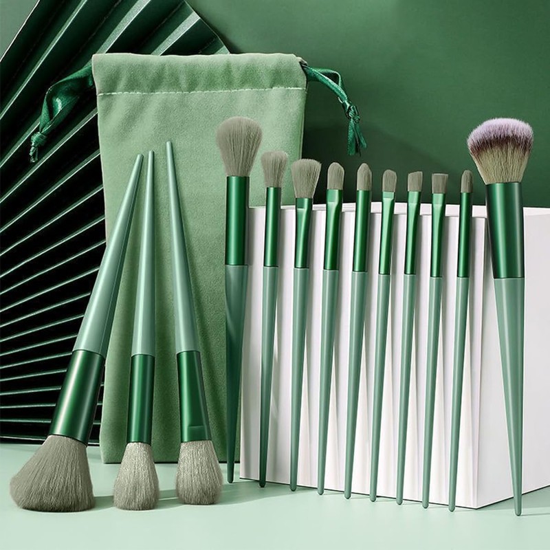 SJBAUTYO 13 Piece Makeup Brush Set, Makeup Brushes & Tools,