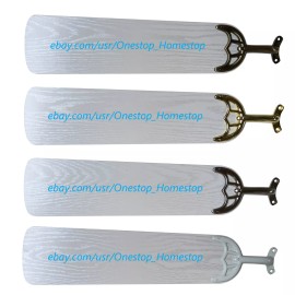 Westinghouse 5 - 52" Reversible Ceiling Fan Blades, Indoor / Outdoor, Replacement, NEW