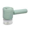 Cordless Electric Cleaning Brush Foldable IPX7 Waterproof Handheld Spinning Scrub