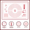 Silicone Pastry Baking Mat 16x24 Inch Large - Non-Stick Non-Slip