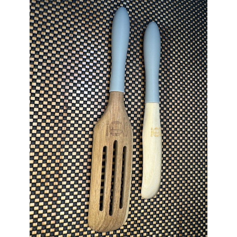 Mad Hungry Rare 4-piece SPURTLE set with Grey Comfort Handles