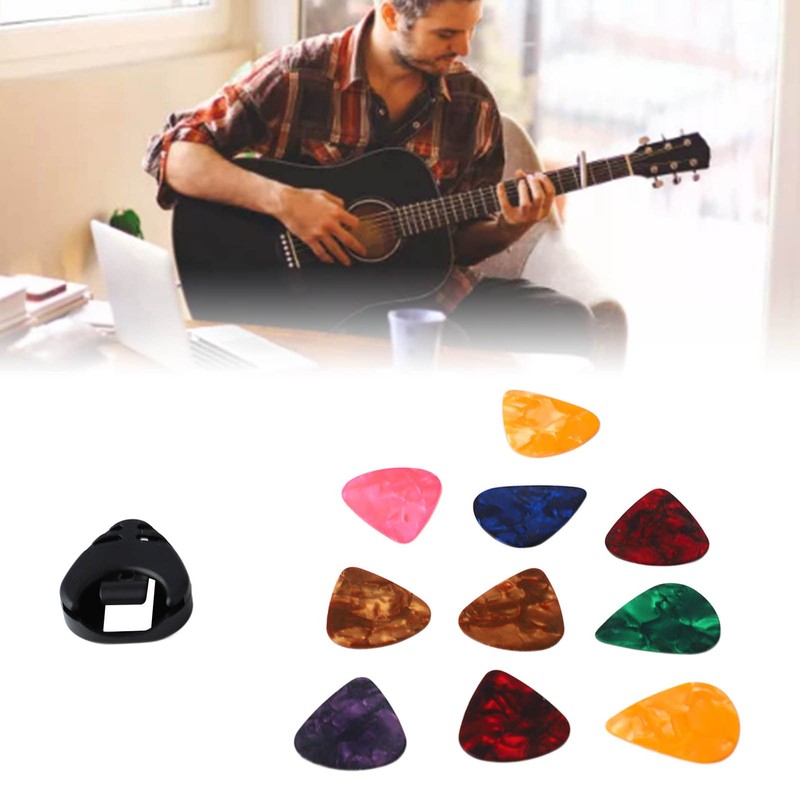 10 Uds Plumillas para Guitarra,Puntas de Guitarra de Geluloide