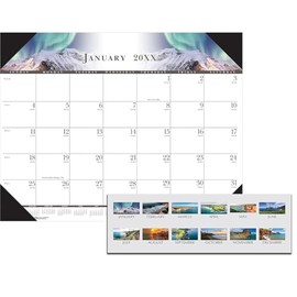 House of Doolittle 2026 Full Color 22" x 17" Monthly Desk Pad Calendar (140-26)