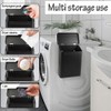 Picowe Magnetic Laundry Storage, Large Metal Lint Holder Bin with