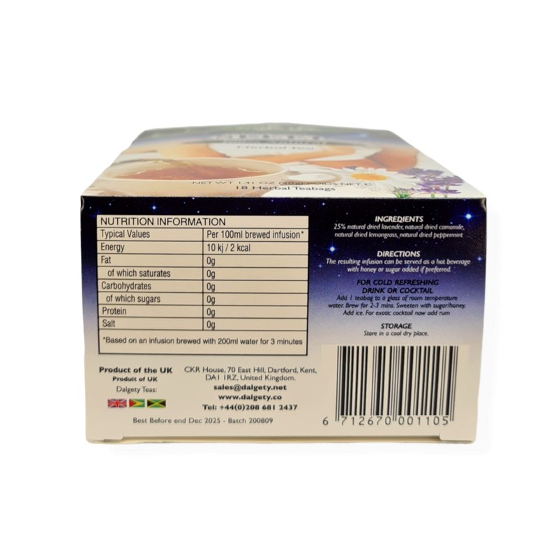 Dalgety Good Night Sleep Herbal Tea - 100% All Natural
