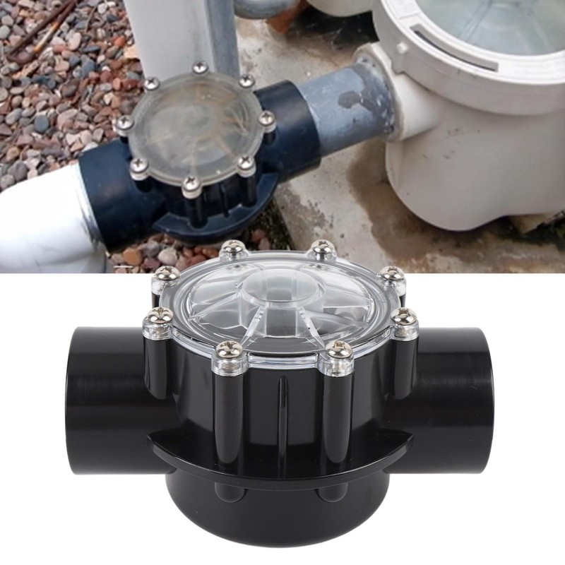 Pool Swimming Pool Check Valve, 2 Inch 2 Way Straight