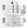 RV Accessories for Inside, Shower Corner Storage Bar, Retractable, Tension-Style,