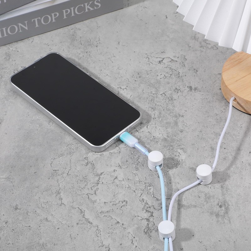 Yuanchu 3 Sets Cable Organiser Clips, Adhesive Cable Holder Clips