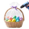 Morepack Shrink Wrap Bags for Gift Baskets, 24x30 inches Clear