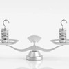 NIYANGLE 2 Sets Lab Slotted Weights Set with Hanger 100g-500g