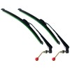 UNIGT 2 Set UTV Windshield Wiper Kit Hand Operated Manual