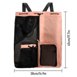 ZCOINS Unisex Swim Bag (Pink)