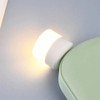 USB Lights by Night, Mini LED Bulb, Plug-in, Warm White,