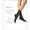 KUNERT Women's Wool Care Warm Socks, Brown-mel. 8210