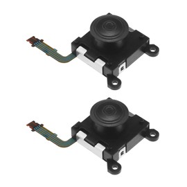 ECSiNG 2Pcs 3D Button Analog Joystick Stick Replacement Compatible with Sony PS Vita 2000 Series 3D Analogue Joystick Control Button Plastic Black