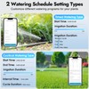 WiFi Water Timer for Garden Hose with Brass Inlet,Smart Hose