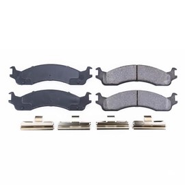 Front Disc Brake Pad Set Compatible With Ford F-350 1995 1996 1997 PC-305109