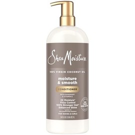Shea Moisture - Champú hidratante y suave de aceite de coco 100% virgen, 34 onzas líquidas