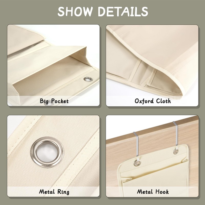 Niboken Over the Door Hanging Organiser Wall Mount Organiser Magazines