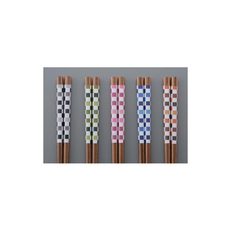 Hiranoi Chopsticks & Chopsticks Set, 6 Pairs, Colorful Wakasa Lacquer,