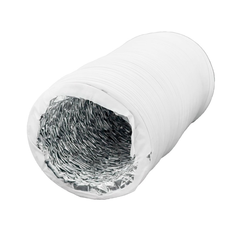 H&C VENT Flexible Exhaust Hose, Ventilation Hose with Aluminium, PVC
