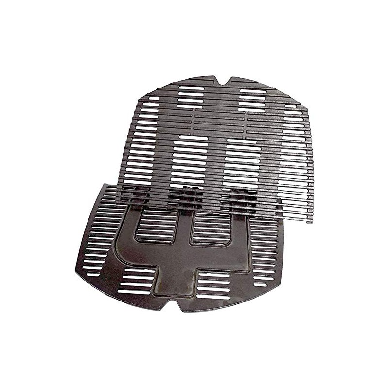 Votenli C764F(2-Pack) 25 x 17.8 inches Cast Iron Cooking Grid