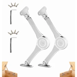 Toy Box Hinges Soft Close - Lid Support Hinges, Soft Close Hinges for Chest Toy Box, Toy Chest Hinges Support 50lb/2pcs (APFFSY)