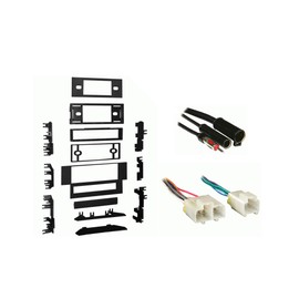 Harmony Audio Compatible with Nissan Hardbody Pickup 1995 1996 1997 Single DIN Stereo Harness Radio Dash Kit