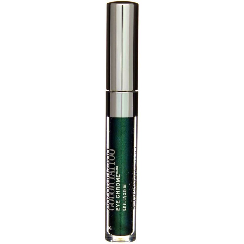 Maybelline New York Color Tattoo Eye Chrome Shadow, Electric Emerald,