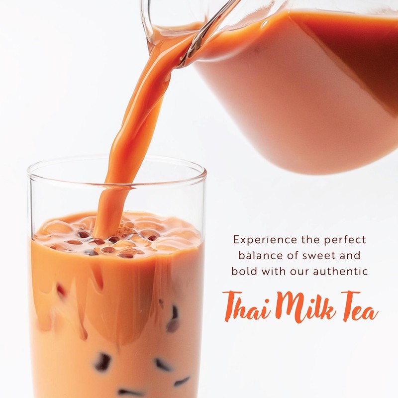 Jans Thai Milk Tea Drink 16.56 Fl Oz (Pack of